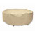 TableChat Set Cover,  Khaki-Oval/Rectangular 92 Inches