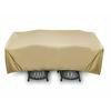 Table/Chat Set Cover, Khaki - Square Table 96 Inches