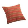 Joey Small Pillow Brown and Clay wide stripe