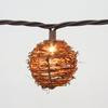 Rattan Ball String Lights - 10L