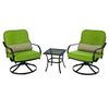 Fall River 3 Pc. Seating Set Green