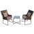 3 PC Bistro Set With Cushions And Toss Cushions