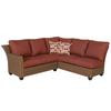 Tobago 2pc Fully Woven Sectional Set