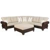 MILL VALLEY 4pc Fully Woven Cushioned Sectional