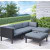 Oakland 5 Pc Sofa With Chaise Lounge Patio Set