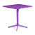 Big Wave Folding Square Table Purple