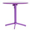 Big Wave Folding Round Table Purple