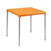 Ermes Commercial Stackable Table 29 Inch Square-Orange