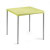 Ermes Commercial Stackable Table 29 Inch Square-Lime Green