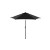 7.5 Feet Steel Market Umbrella Black