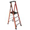 Fiberglass Podium Ladder with 300 lb. Load Capacity Type 1A Duty Rating (comparable to 6ft. stepladder)