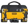 3 kit; hammer drill, impact and recip saw with 3.0 AH 20V batteries