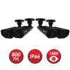 PRO 4 x Widescreen Outdoor Security Camera with 150ft Night Vision