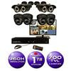 8 CH Surveillance System w/ 19 Inch HD Monitor, 960H DVR, 1TB HDD, and (8) 700TVL Cameras
