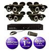 8 CH 960H DVR Surveillance System with 1TB HD and (8) 800TVL IR Weatherproof Bullet Cameras