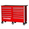 54 Inch Professional Series 13 Drawer Tool Cabinet, Red