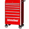 27 Inch Professional Series 5 Drawer Tool Cabinet, Red