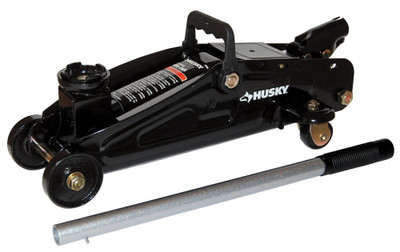 Husky 2 Ton Hydraulic Trolley Jack with Blow Molded Case