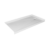 Single Threshold Barrier Free Shower Base with Right Hand Drain - 60 Inch x 30 Inch