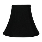 5 Inch Black Shantung Lamp Shade