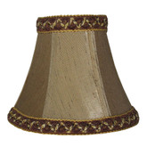 5 Inch Mocca Shantung Lamp Shade