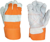 Double Leather Palm Gloves - Large