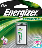 Rechargeable 9-Volt Battery - 1 Pack