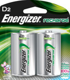 Rechargeable D Battery - 2 Pack
