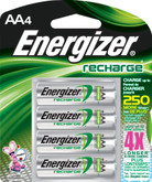 Rechargeable AA Battery - 4 Pack