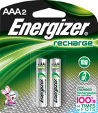 Rechargeable AAA Battery - 2 Pack