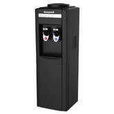 Honeywell HWB1052B 39-Inch Freestanding Water Cooler Dispenser, Hot And Cold Temperatures, Black