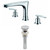 8- Inch o.c. CUPC Approved Brass Faucet Set In Chrome Color With Drain