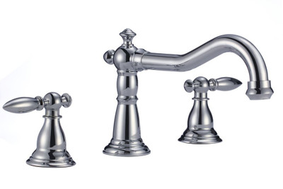 8- Inch o.c. CUPC Approved Brass Faucet In Chrome Color
