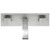 Brushed Nickel Titus Single Lever Wall Mount Faucet