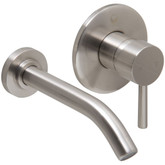 Brushed Nickel Olus Single Lever Wall Mount Faucet