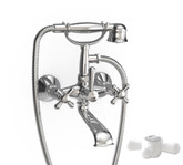 Majestic Wall-Mounted Tub and Shower Mixer - Chrome