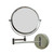 8 In. W Round Chrome Wall Mount Magnifying Makeup Mirror With Dual 1x/5x Zoom