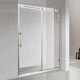 48 In. Opening Rolling Shower Door And A Single Fixed Panel