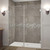 Aston Nautis 61 Inch X 72 Inch Completely Frameless Hinged Shower Door In Stainless Steel