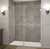 Aston Nautis 63 Inch X 72 Inch Completely Frameless Hinged Shower Door In Stainless Steel