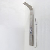 Stainless Steel Shower Panel System with Rain Head