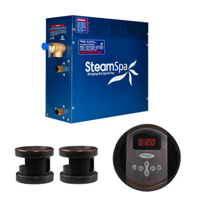 SteamSpa Oasis 12kw Steam Generator Package in Oil Rubbed Bronze