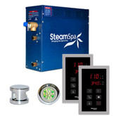 SteamSpa Royal 9kw Touch Pad Steam Generator Package in Chrome
