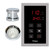 SteamSpa Indulgence Touch Pad Control Kit in Chrome