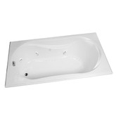 Cocoon 6636 White Acrylic Tub with Combined Hydrosens and Aerosens