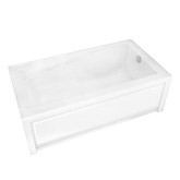 New Town 6030 (Ifs) White Acrylic Soaker Tub Right Drain