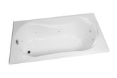 Cocoon 6636 White Acrylic Whirlpool Tub With Hydrosens