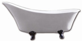 Cleopatra 5 Foot Clawfoot Tub with Chrome Legs