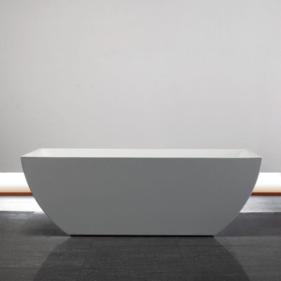 Priscilla Seamless Free-Standing Acrylic Bathtub 67 Inches