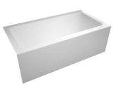 Amber 30 X 60 Front Skirted Air Massage Tub With Left Drain